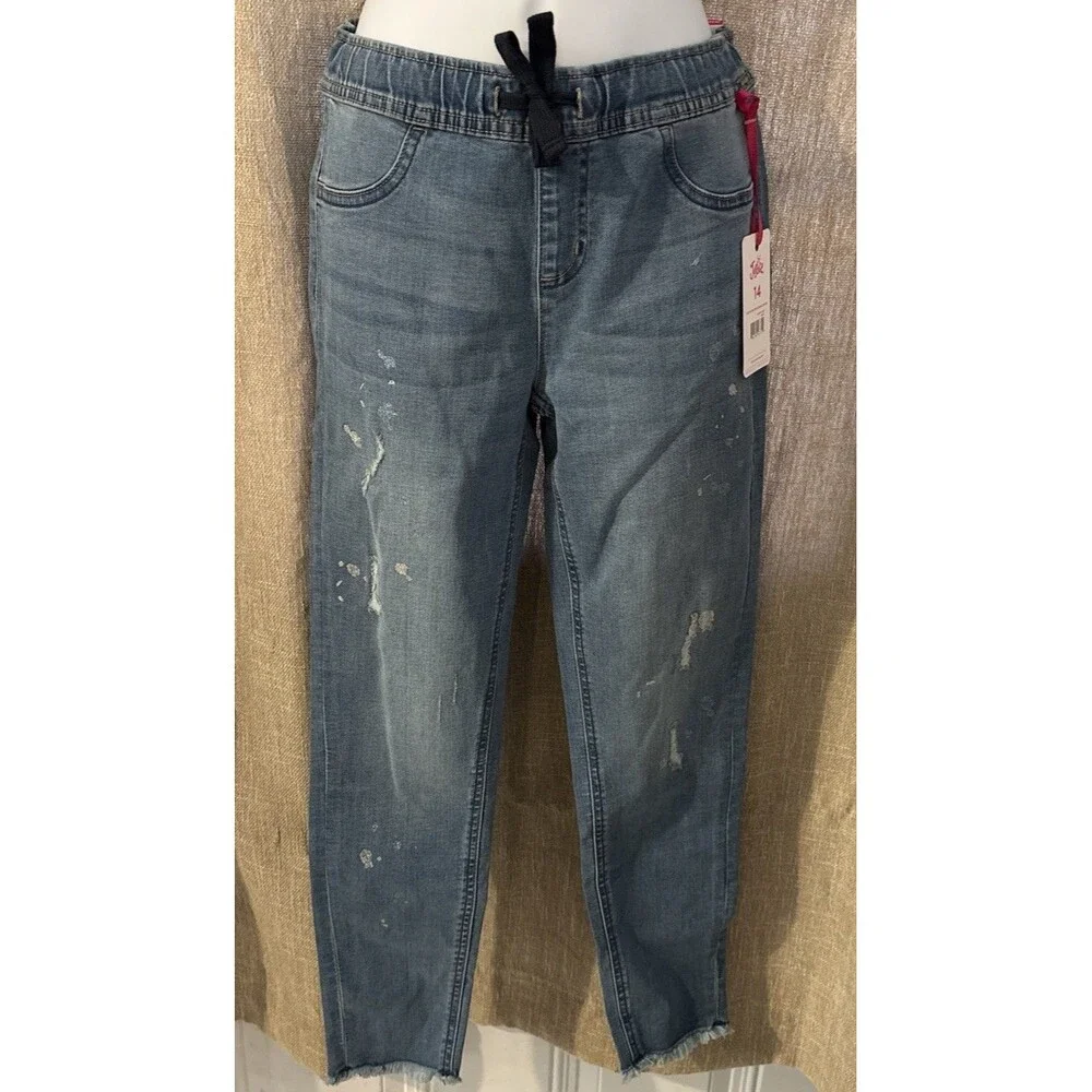 (#11) JUSTICE Young Girls Jegging’s Denim Pants, Size; 16,